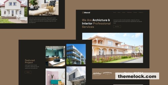 Macal v1.0 - Architecture & Interior Design Landing Page Template