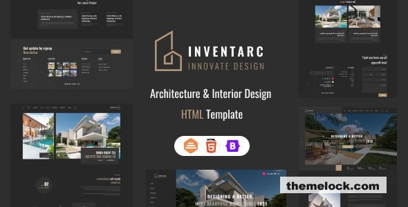 Inventarc v1.0 - Architecture & Interior Design HTML Template