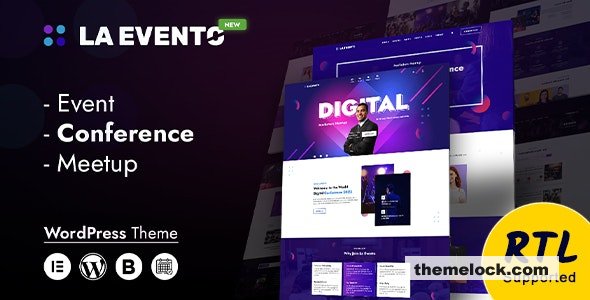 La Evento v1.0 – An Organized Event WordPress Theme