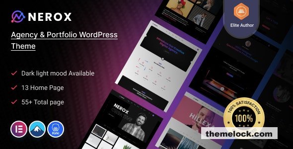 Nerox v1.0.2 – Agency & Portfolio WordPress Theme