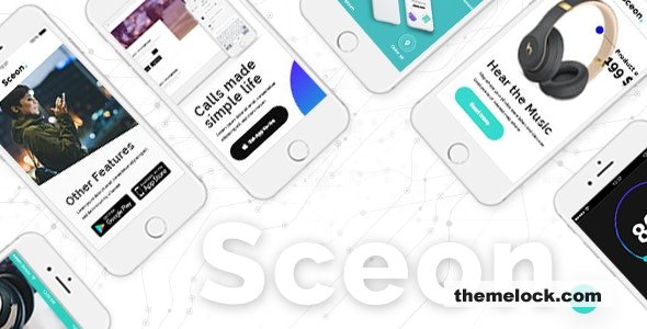 Sceon v1.5 - App Landing Page & Startup Theme