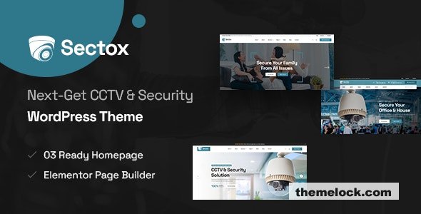 Sectox v1.0.3 – CCTV & Security WordPress Theme