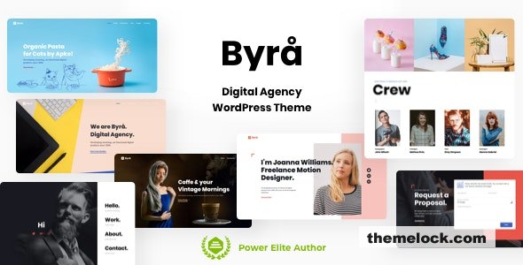 Byra v1.1.1 - Simple Portfolio WordPress Theme