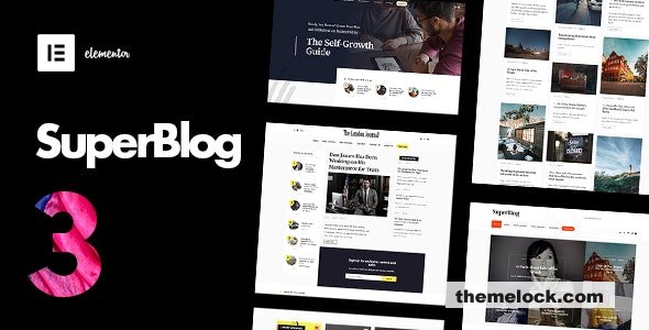 SuperBlog v3.4 - Powerful Blog & Magazine Theme
