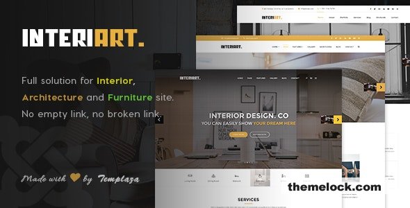 InteriArt - Furniture & Interior Joomla 4 Template