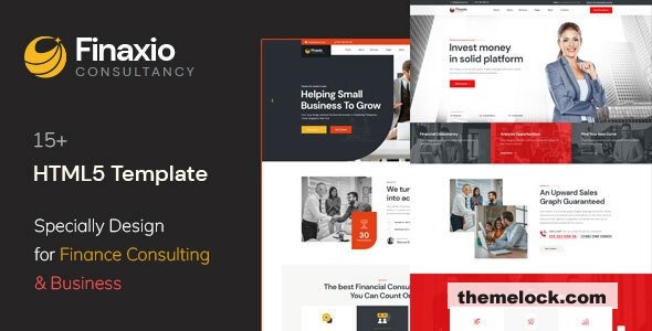 Finaxio v1.0 - Business and Finance Consulting HTML Template
