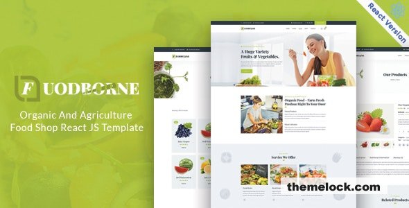 Fuodborne - Organic & Agriculture Food Shop React JS Template
