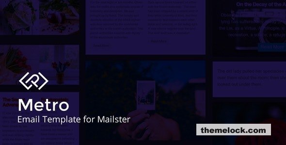 Metro - Email Template for Mailster