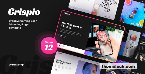 Crispio v1.0 - Coming Soon and Landing Page Template