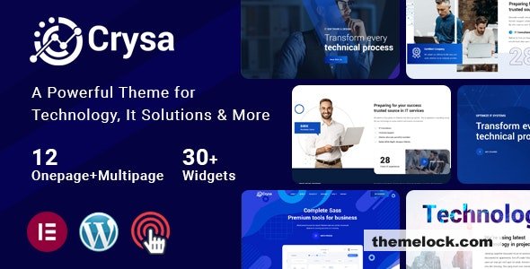 Crysa v1.0.5 - IT Solutions WordPress Theme