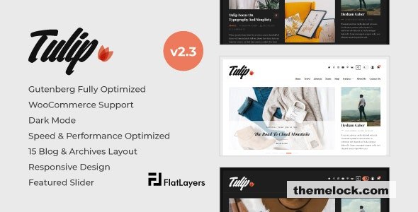 Tulip v2.3 - Responsive WordPress Blog Theme