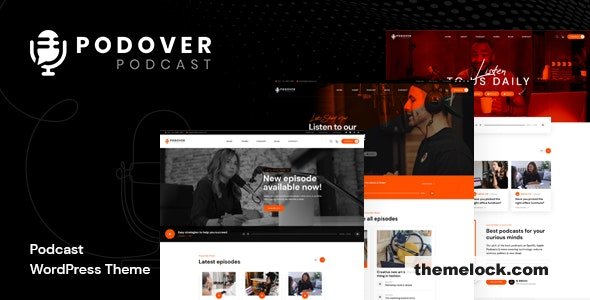 Podover v1.0.1 - Podcast Wordpress Theme
