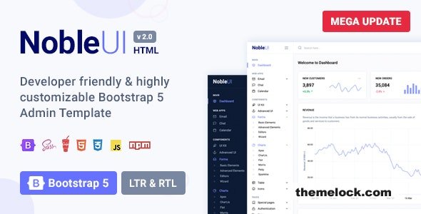 NobleUI v2.0.3 - HTML Bootstrap 5 Admin Dashboard Template