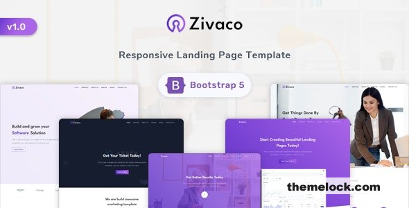 Zivaco v1.0 - Responsive Landing Page Template