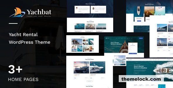 Yachbat v1.1.3 - Yacht & Boat Rental WordPress Theme