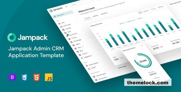 Jampack - Admin CRM Application Template