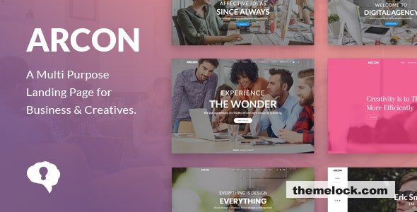 Arcon Studio - Multi Purpose Marketing Landing Page Template