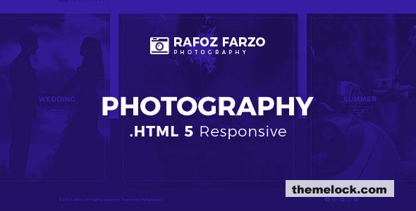 Rafoz - Photography HTML Template