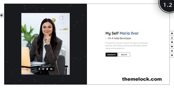 Masterly - Personal Portfolio One Page HTML Template