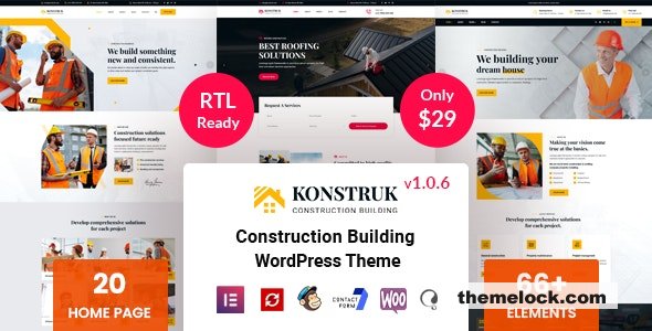 Konstruk v1.0.9 - Construction WordPress Theme