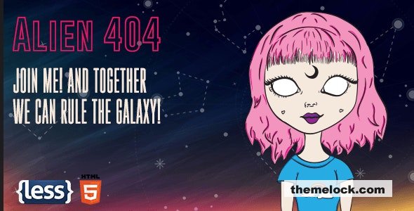 Alien - Animated Error 404 Page