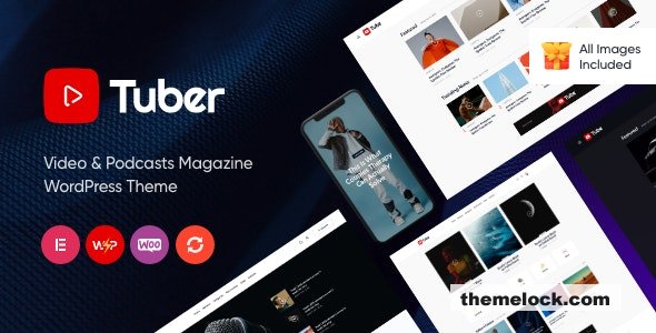 Tuber v1.0 - Video Blog & Podcast WordPress Theme