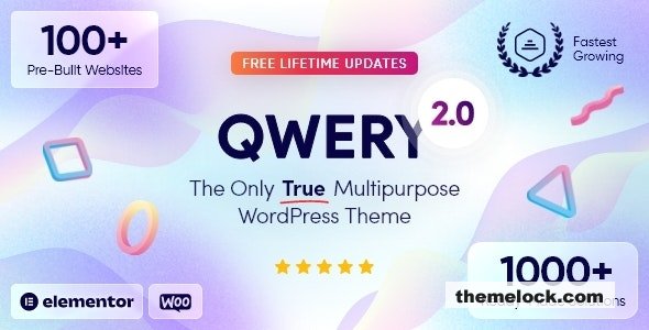 Qwery v2.0.0 - Multi-Purpose Business WordPress Theme + RTL