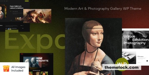 Expo v1.0 - Modern Art & Photography Gallery WordPress Theme