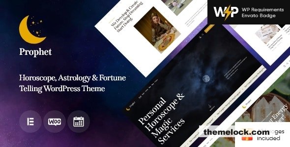 Prophet v1.0 - Horoscope,Astrology & Fortune Telling WordPress Theme