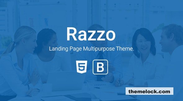 Razzo - Multipurpose Responsive Bootstrap Landing page