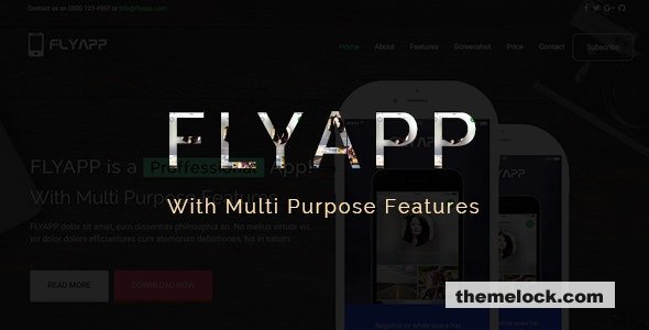 Flyapp - Bootstrap Landing Page