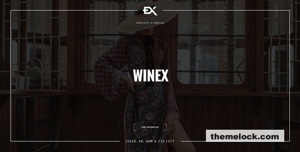 Winex v1.0 - Creative Coming Soon Template