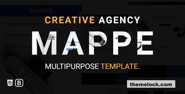 Mappe v1.0 - Creative Agency Bootstrap Html Template