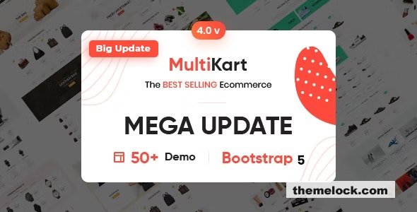 Multikart v4.0 - eCommerce HTML + Admin + Email + Invoice Template