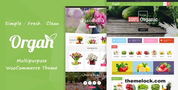 Organ v2.0 - Organic Store & Flower Shop WooCommerce Theme