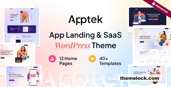 Apptek v1.0.1 - App & SaaS Theme