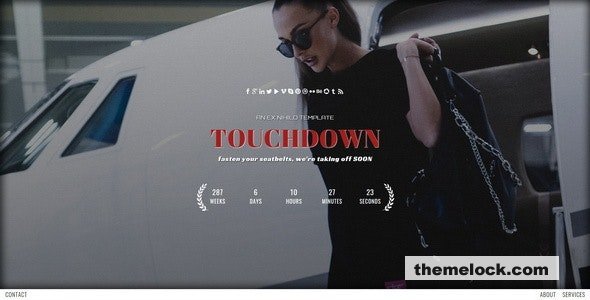 Touchdown v1.4 - Responsive Coming Soon Page