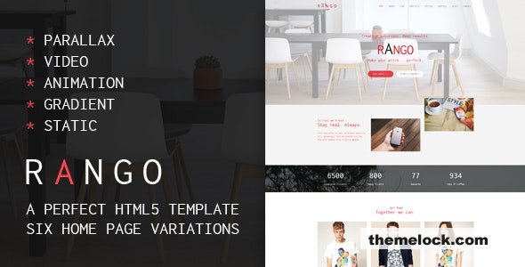 Rango Web Agency v1.0 - Multipurpose HTML5 Template