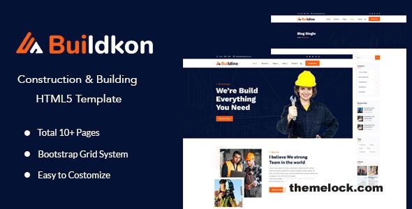 Buildkon v1.0 - Construction & Building HTML5 Template