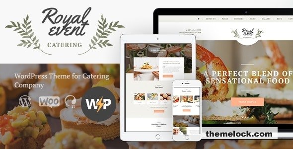Royal Event v1.5.5 - A Wedding Planner & Catering Company WordPress Theme + Elementor