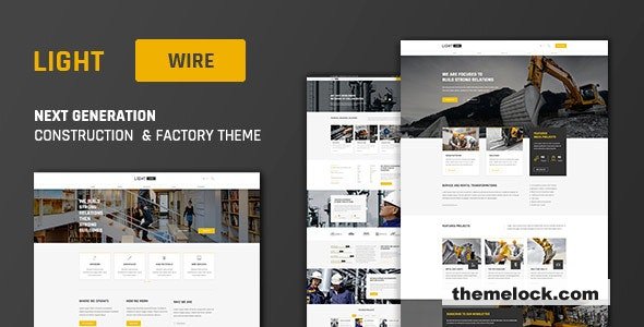 Lightwire v1.1.0 - Construction And Industry Theme