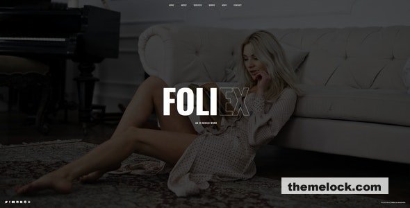 Foliex v1.0 - One Page Portfolio WordPress Theme