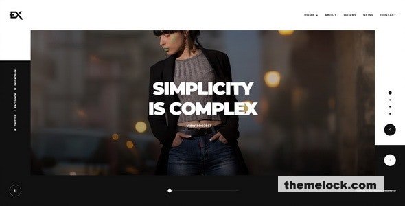 Fightex v1.0 - Showcase Portfolio WordPress Theme