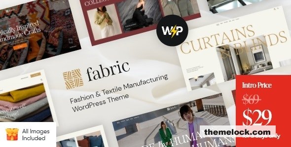 Fabric v1.0 - Fashion & Textile Manufacturing WordPress Theme