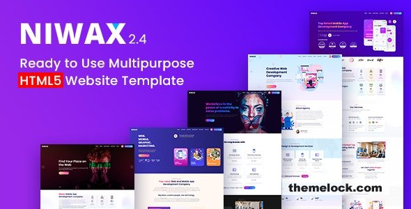 Niwax v2.4 - Creative Agency & Portfolio HTML Template