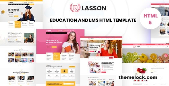 Lasson - Education and LMS HTML Template