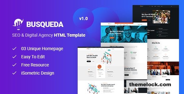 Busqueda - SEO & Digital Agency HTML Template