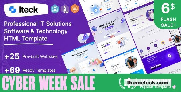Iteck - Software & Technology HTML Template