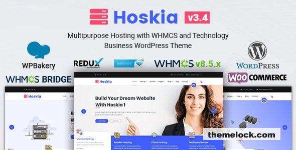 Hoskia v3.4.1 - Multipurpose Hosting with WHMCS Theme