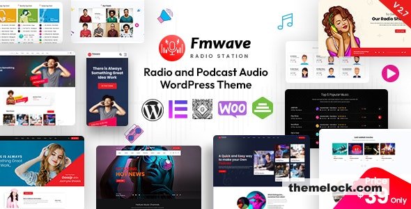 Fmwave v2.9.2 - Radio Station WordPress Theme + RTL